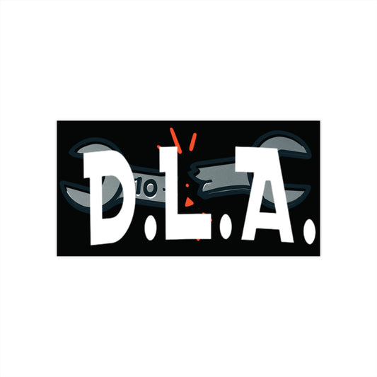 7.5" x "3.75" Dylan Livin' Auto Wrench Logo Bumper Sticker